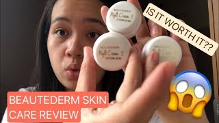 BEAUTEDERM SKIN CARE REVIEW  IS IT WORTH IT  Justine C [upl. by Irami]