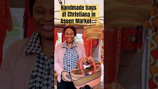 African handmade bags at Assen Market thenetherlands [upl. by Rosalinda]