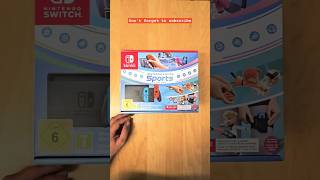 UNBOXING NINTENDO SWITCH SPORTS EDITION unboxing nintendoswitch nintendo [upl. by Irt]