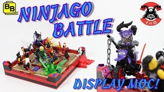 EPIC SEASON 9 LEGO NINJAGO SOG BATTLE DISPLAY MOC [upl. by Sheelah]