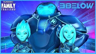 3BELOW TALES OF ARCADIA  Aliens come to earth in first trailer  Netflix animated series [upl. by Acinet]