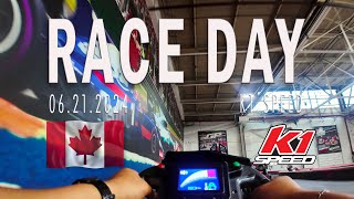 K1 Speed Indoor Go Kart Final Race in North York ON CA using DJI Pocket 3 in 4K [upl. by Ferd]