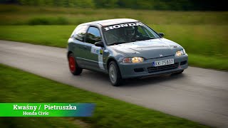 Marcin Kwaśny  Krzysztof Pietruszka  Honda Civic VTi  Valvoline Rajd Małopolski 2024 [upl. by Egrog]