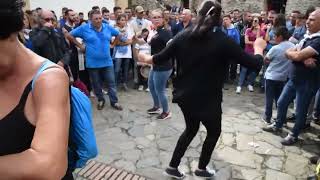 TARANTELLA TRADIZIONE CALABRESE AL SANTUARIO DI POLSI SAN LUCARC [upl. by Onirefez516]