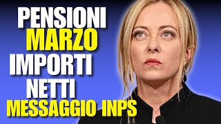 PENSIONI MARZO 2024 MESSAGGIO INPS AUMENTI ESATTI [upl. by Theone214]