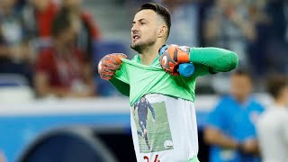 FIFA warns Croatias Danijel Subasic for tribute to dead friend after World Cup win over Denmark [upl. by Dias]