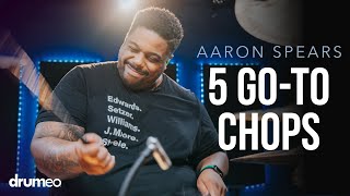 5 Chops To Improve Your Drum Fills Aaron Spears Lesson [upl. by Ydennek]