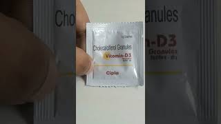 Cholecalciferol sachet  Vitamin d3 granules  Calcirol granules  vitamin d3 deficiency shorts [upl. by Audra154]