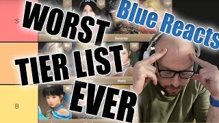 Blue Reacts to the WORST TIER LIST EVER [upl. by Arhaz]