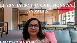 Everyday questions and answers to enhance fluency in English Phrasal Words  Learn English [upl. by Malinde559]