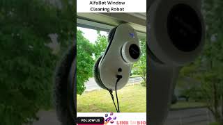 AlfaBot Window Cleaning Robot X6 Automatic Smart Glass Cleaner Robot Vacuum [upl. by Artemla]