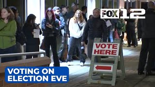 Oregonians Washingtonians vote on election eve surveillance footage of ballot box arsons releas [upl. by Hsuk305]