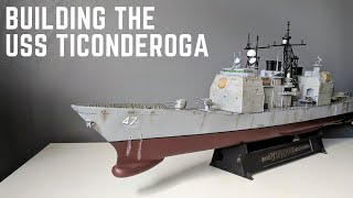 1350 Scale USS Ticonderoga CG47 AEGIS Cruiser Full Build Video [upl. by Monia]