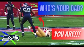 KJ WRIGHT HIT ON KYLE JUSZCZYK  SEAHAWKS [upl. by Adeehsar]