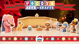 🎅POCOYO in ENGLISH📏 Arts amp Crafts  Pocoyos Nativity Scene  VIDEOS and CARTOONS FOR KIDS [upl. by Ylyl]