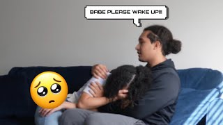 Starting An Argument Then Passing Out Into My Boyfriends Arms PRANK Cute Reaction [upl. by Anigue]