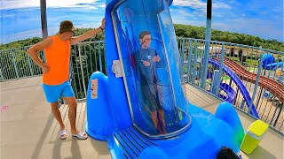 Aqua Drop Water Slide at Aquapark Aquacolors [upl. by Irek]