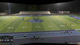 Bartlesville High School vs Stillwater High School Mens Varsity Football [upl. by Nomrej]