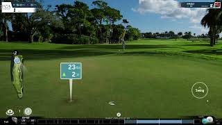 WGT Golf PGA National 1 23Yard Holeout eagle [upl. by Lanti]