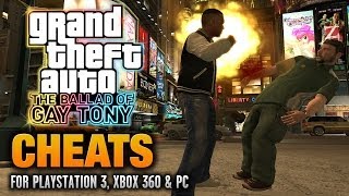 GTA The Ballad of Gay Tony Cheats [upl. by Annahsal]