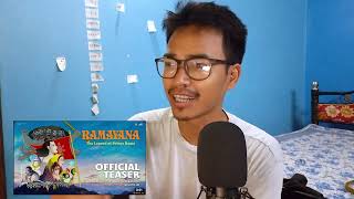 Ramayana  The Legend Of Prince Rama  Teaser • Reaction [upl. by Schwerin]