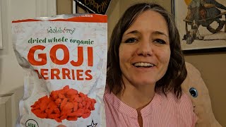 Review for Wholeberry organic wolfberry gouqi Goji berries [upl. by Walkling]