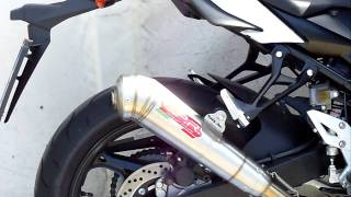 SUZUKI GSR 750 POWERONE VERSION SCARICO GPR EXHAUST [upl. by Yreva275]