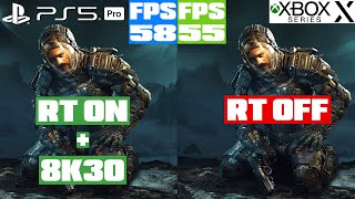 The Callisto Protocol  NEW PS5 Pro Update  8K30FPS With RT On PS5 Pro  PS5 Pro vs Xbox Series X [upl. by Sokin]