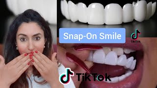 Orthodontist Reacts To SnapOn Veneer TikToks [upl. by Liarret]