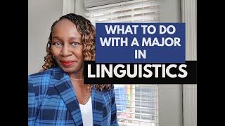 WHAT TO DO WITH A LINGUISTICS MAJOR [upl. by Carthy]