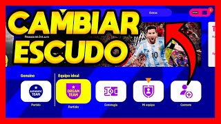 ✅COMO CAMBIAR EL ESCUDO EN EFOOTBALL 2024 [upl. by Asta]