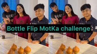 Viral Bottle Flip Motka Challenge Shakila Parvin  new video trending Game [upl. by Ekusuy]