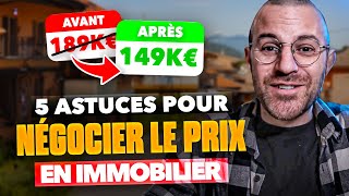 Comment faire baisser le prix dun bien immobilier  5 astuces de pro [upl. by Anilosi891]