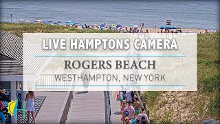 Hamptonscom  LIVE Rogers Beach Westhampton New York [upl. by Godderd]