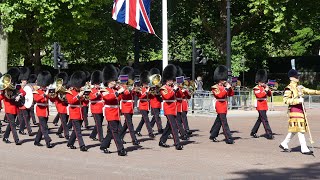 Trooping the Colour 2022 Bands Arriving [upl. by Eedrahs]