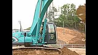 Kobelco SK330 excavator cuts energy loss [upl. by Ahsekin]