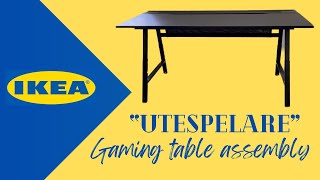 Utespelare  IKEA Gaming desk assembly [upl. by Bethena48]