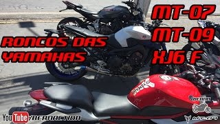 TESTE MT07 vs MT09 vs XJ6 F  Qual a diferença da 2 cilindros vs 3 cilindros vs 4 cilindros [upl. by Aihseya174]