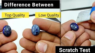 Complete Details Of Lapis Lazuli Lajward Stone Quality And Price🤔 And Hardness Test [upl. by Cirilo]