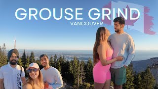 Grouse mountain hike  Vancouvers BEST Viewpoint and gondola ride [upl. by Neemsay]