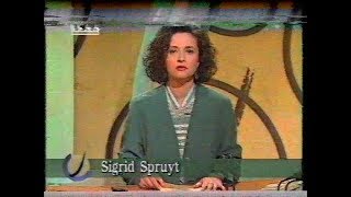 950403  BRTN TV1 continuity  intro Journaal 19u30 3 april 1995 [upl. by Eidak]