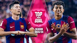 FC BARCELONAs TOP GOAL OF THE SEASON 202324 YOU DECIDE 🔵🔴 [upl. by Nonarb207]