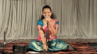 Venkatachala Nilalayam  Sindu Bhairavi  By Sanjana Gururaj  Carnatic Sangeeta [upl. by Dosh]