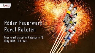 Röder Royal Raketen von Röder Feuerwerk [upl. by Asilehs255]