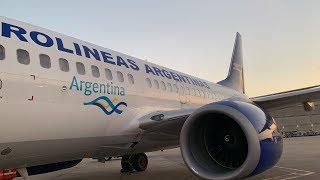 Aerolineas Argentinas 737700 Economy Class Experience  Buenos Aires AEP  Montevideo MVD [upl. by Paige]