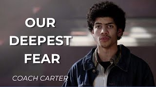 Coach Carter Our Deepest Fear  Inspirational Scene [upl. by Ennylcaj922]