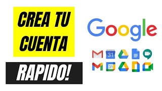 Cómo crear una cuenta de Google en computadora 2024 [upl. by Carolynn]