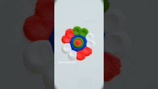 Republic Day Rangoli New Bangle Trick rangoli shorts ytviral 26january republicday [upl. by Beltran]