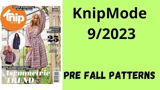 KnipMode 92023 KnipModeMagazine BurdaExtra FaitMain sewingMagazine knip Pre Fall patterns [upl. by Eerehc]