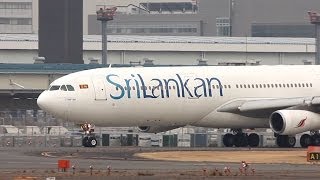 SriLankan Airlines A3403004RADF Takeoff at Narita International Airport [upl. by Ebsen]